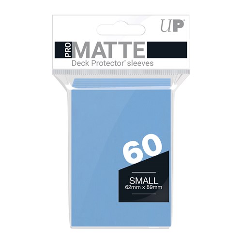 ULTRA PRO 60 Deck Protector Sleeves PRO-Matte Small - Light Blue