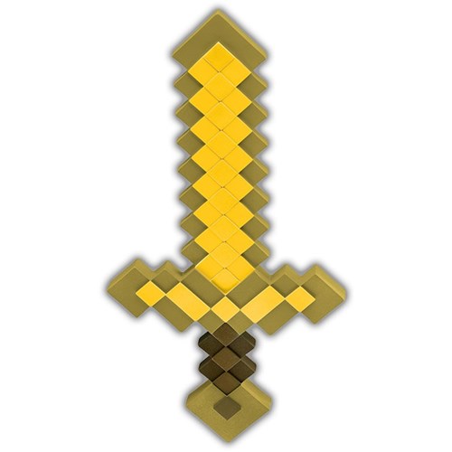 MINECRAFT Replica Spada Oro (in plastica)