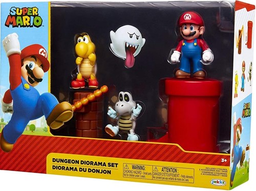 JAKKS PACIFIC NINTENDO SUPER MARIO  DUNGEON DIORAMA SET