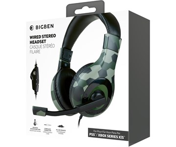BIGBEN Cuffie stereo gaming V1 Camo Multipiattaforma
