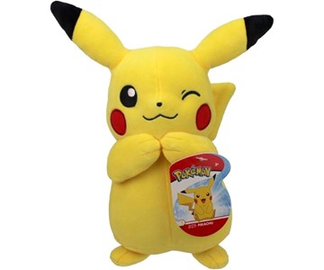 JAZWARES Pokemon: Pikachu (Wink) - Peluche 20cm