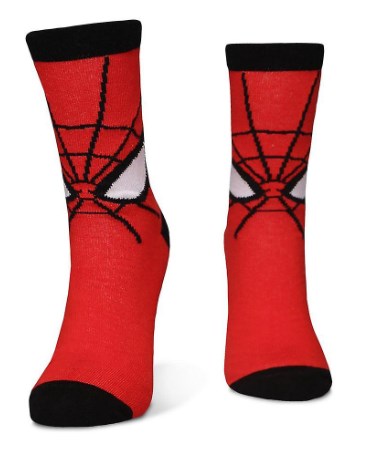 DIFUZED MARVEL SPIDER MAN : Calzini maschera unisex (39/42)