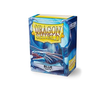DRAGON SHIELD Standard Sleeves - Matte Blue (100 Sleeves)