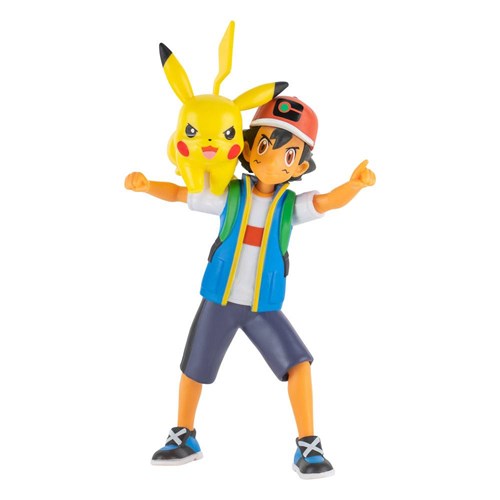 Pokemon Battle Feature Figures Ash & Pikachu 11 cm