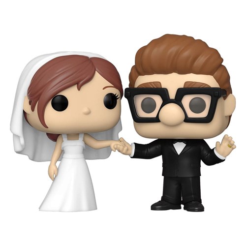 FUNKO POP  Disney: Up - 2-Pack Ellie & Carl Wedding (Special Edition) 9 cm
