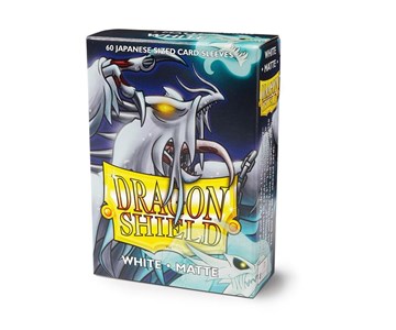 DRAGON SHIELD Small Sleeves - Japanese Matte White (60 Sleeves)