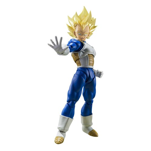 BANDAI 89248 - Dragon Ball Z S.H. Figuarts Figure Super Saiyan Vegeta (Awakened Super Saiyan Blood) 14 cm