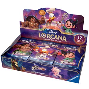 RAVENSBURGER DISNEY: LORCANA - SET 5 CIELI SCINTILLANTI BOOSTER DISPLAY (24 BUSTE) - ITA