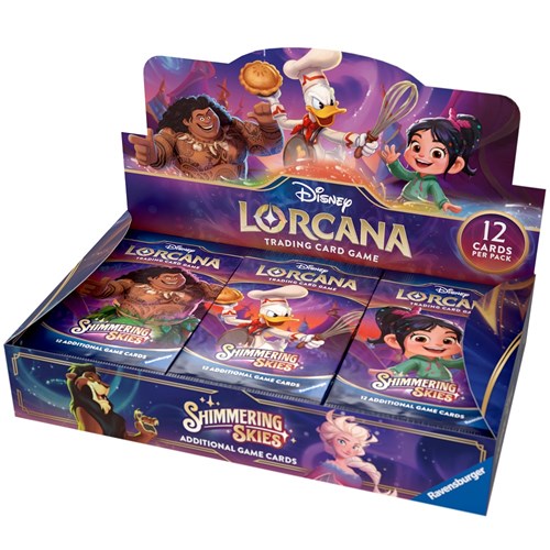RAVENSBURGER DISNEY: LORCANA - SET 5 SHIMMERING SKIES BOOSTER DISPLAY (24 BUSTE) - ENG