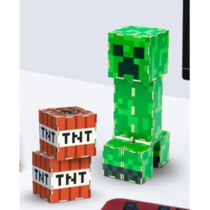 PALADONE Minecraft Creeper Construction Kit