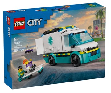 LEGO 60451 CITY - Ambulanza di emergenza