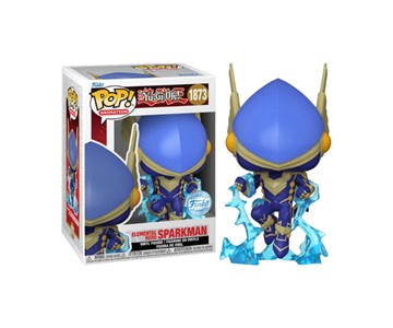 FUNKO POP Animation: Yu-Gi-Oh! - 1873 Elemental Hero Sparkman (Exclusive) 9 cm (Possibile allocazione)
