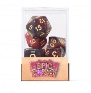 EPIC FORGE  Pack of 7 dices- Bloody Mary