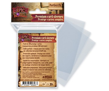 EPIC FORGE  Card sleeves - Perfect Fit (64*89 mm) x100 (50 microns)