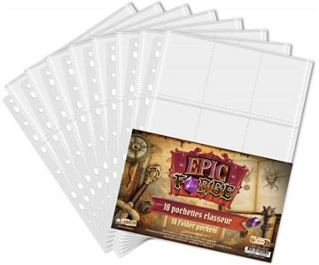 EPIC FORGE  Pack of 10-9 pockets pages