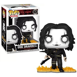 FUNKO POP  The Crow - 1429 Eric Draven w/Crow (Glows in the Dark) (Special Edition) 9 cm (SCATOLA DANNEGGIATA)