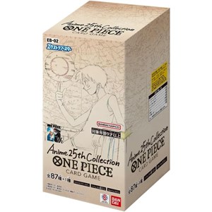 BANDAI ONE PIECE CARD GAME - EB-02 - ANIME 25TH COLLECTION DISPLAY (24 buste) - JAP (prodotto da collezione)