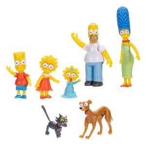 JAKKS PACIFIC The Simpsons personaggi articolati 6 cm multipack Wave 1