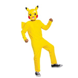 POKÉMON Costume Pikachu Pokemon Costume Classico Giallo S (4-6)