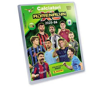 PANINI CALCIATORI ADRENALYN XL 2025-26 STARTER SET + 5 bustine + 3 card oro
