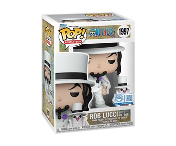 FUNKO POP Animation: One Piece - 1997 Rob Lucci With Hattori W/Chase (Exclusive) 9 cm