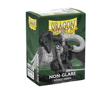 DRAGON SHIELD Matte Standard - Non-Glare Forest Green (100 Sleeves)