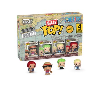 FUNKO Bitty POP: One Piece- Luffy 4pk
