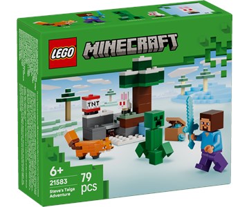 LEGO 21583 MINECRAFT - Avventura di Steve nella taiga