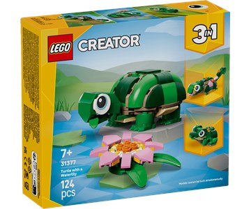 LEGO 31377 Creator - Tartaruga con fiore di ninfea