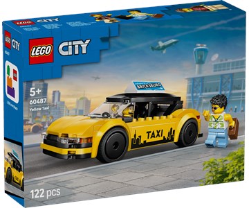 LEGO 60487 City - Taxi giallo