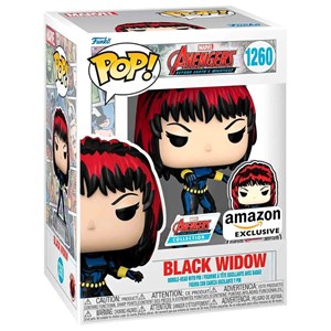 FUNKO POP Marvel: Avengers - 1260 Black Widow With Pin (Exclusive) 9cm