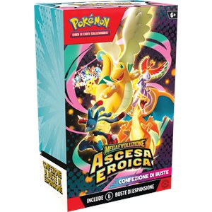 POKEMON - M2.5 Megaevoluzione Ascesa Eroica - Bundle 6 buste  - ITA