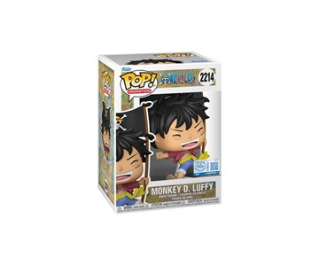 FUNKO POP Animation: One Piece - 2214 Monkey D.Luffy With Flag (Exclusive) 9cm