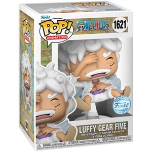 FUNKO POP  One Piece - 1621 Luffy Gear Five Laughing (Exclusive) 9 cm (DAMAGED BOX)