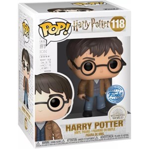 FUNKO POP Harry Potter - 118 Harry w/2 Wands (Exclusive) 9 cm (DAMAGED BOX)