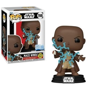 FUNKO POP Star Wars: Revenge Of The Sith - 788 Mace Windu (Glows in the Dark) (Exclusive) 9cm