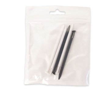 5 NEW 3DS Stylus (in freaks and geeks bags + labels)