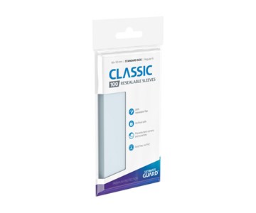 ULTIMATE GUARD Classic Sleeves Standard Size (100) - Resealable