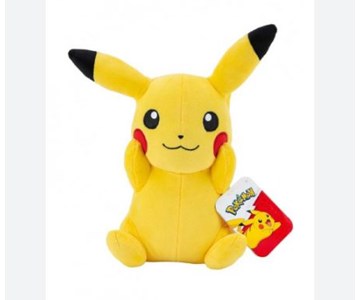 JAZWARES Pokemon: Pikachu (Smiling) - Peluche 20cm