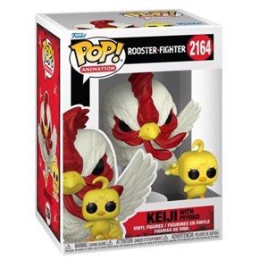 FUNKO POP Animation: Rooster Fighter - 2164 Keiji With Piyoko 9cm (DAMAGED BOX)