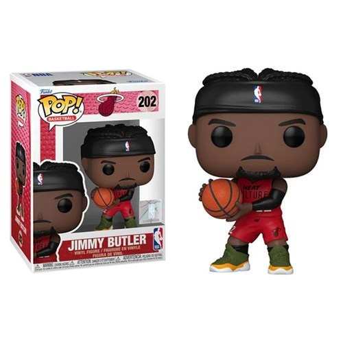 FUNKO POP NBA: Heat- Jimmy Butler(24-25 City Edition) 9 cm (DAMAGED BOX)