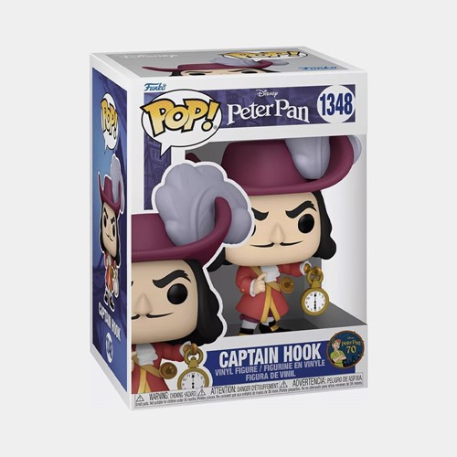 FUNKO POP Disney: Peter Pan 70th - 1348 Captain Hook 9 cm (DAMAGED BOX)
