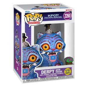 FUNKO Pop! Animation: Kpop Demon Hunters - 2260 Derpy with Sussie (Glows in The Dark) 9 cm (DAMAGED BOX)