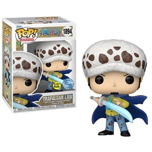 FUNKO POP One Piece - 1894 Law With Blue Anesthesia (Glow In The Dark) (Exclusive) 9 cm (DAMAGED BOX)