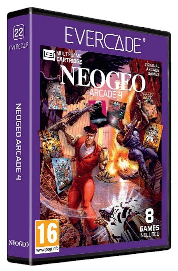 BLAZE Evercade NEOGEO Arcade 4 Compatibile con hardware Evercade e Super Pocket