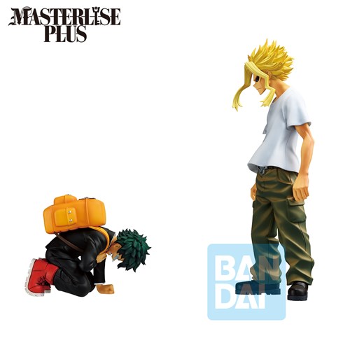 BANPRESTO 72516 - Ichibansho Figure Masterlise Plus Izuku Midoriya & All Might (The Story Of How He Became The Greatest Hero)
