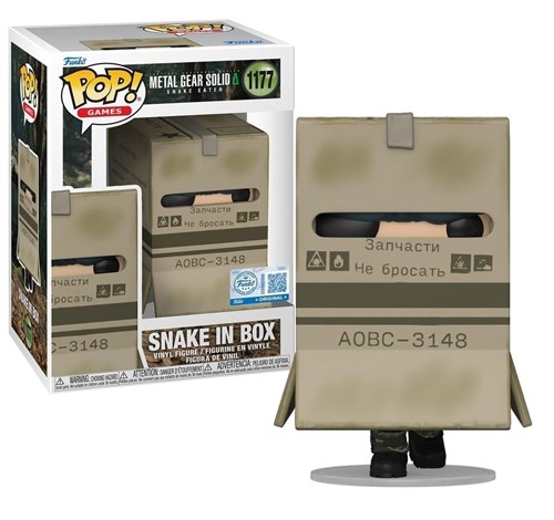 FUNKO POP Games: Metal Gear Solid Snake Eater - 1177 Snake In Box (Exclusive) 9cm