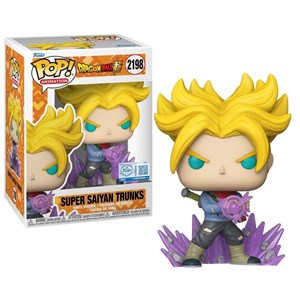 FUNKO POP Animation: Dragon Ball Super - 2198 SS Trunks (Exclusive) (Glows In The Dark) 9cm