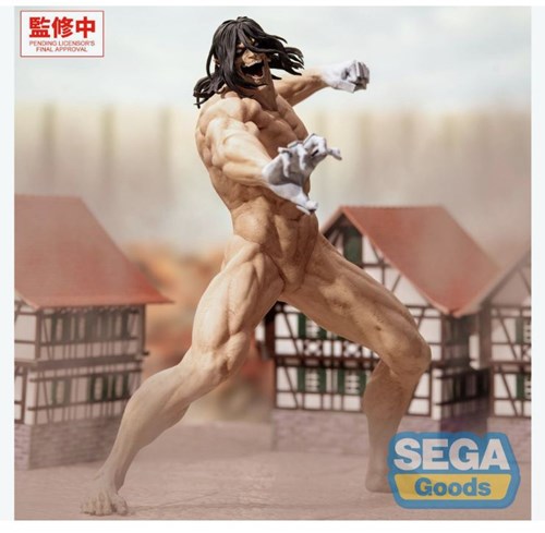 Sega 114591 Attack On Titan Eren Yeager Attack Titan Gigantix Figure