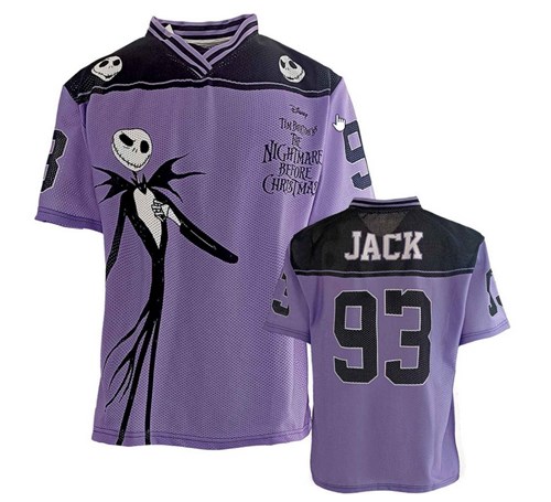 T-Shirt oversize traforata - Nightmare Before Christmas - HOOP001 UOMO L-XL